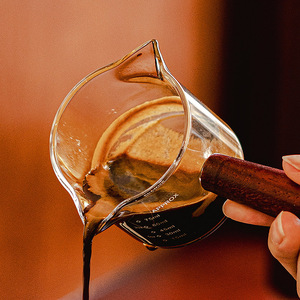 แก้วตวงกาแฟแบบจบการศึกษาด้ามจับทำจากไม้เขตร้อนแก้วช็อตเดียว - Product Image 5