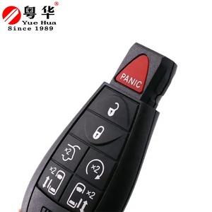 Key programmierer von fernbedienung auto schlüssel fall Transponder Car Key Shell für Chrysler Town & Country 2008-2016 Auto Parts