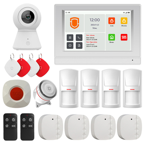 Teléfono móvil Smart Life APP control hogar 4G GSM WIFI intruso sistema de alarma de seguridad con sensores Pir de movimiento - Product Image 5