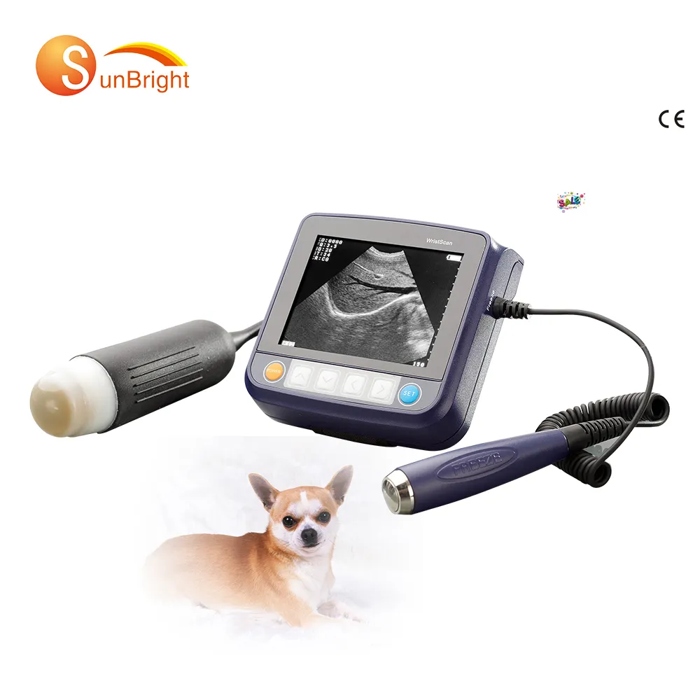 Sunbright marque portable paume portable bovin équin porc mouton vétérinaire échographie