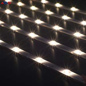 DC 24V 3030 CCT 10W/M Light Box Slim Lightbox Sign Dual White <strong>LED</strong> Strip Lens Diffuse Reflection Backlight Light Bar