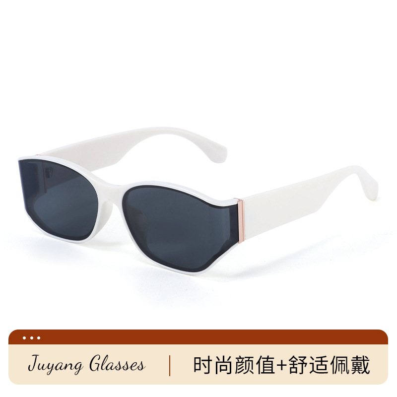 Monture beige-verres gris