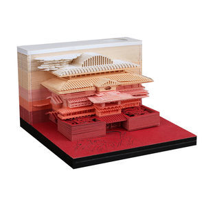 Anime Building <strong>Block</strong> Paper Craft 3D <strong>Memo</strong> Pad <strong>Cube</strong> Collection Building <strong>Block</strong> <strong>Shaped</strong> Notepad With Acrylic Pen Holder - Product Image 1
