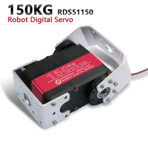 150 кг RDS51150 робот сервопривод с высоким крутящим моментом 12 В водонепроницаемый Двухосевой цифровой серводвигатель U Монтажный кронштейн для RC робота - Product Image 2
