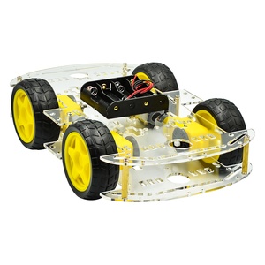 Smart Robot Kit telaio per auto velocità Encoder batteria modulo ultrasonico per 2WD 4WD Arduino-Avoidance accessori elettronici - Product Image 5