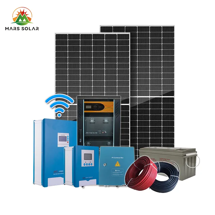 5kw off Grid Power System Home Solar Kit Mounting Custom Wholesale Full Solar Energy Manufacturer Complete Price for Home System