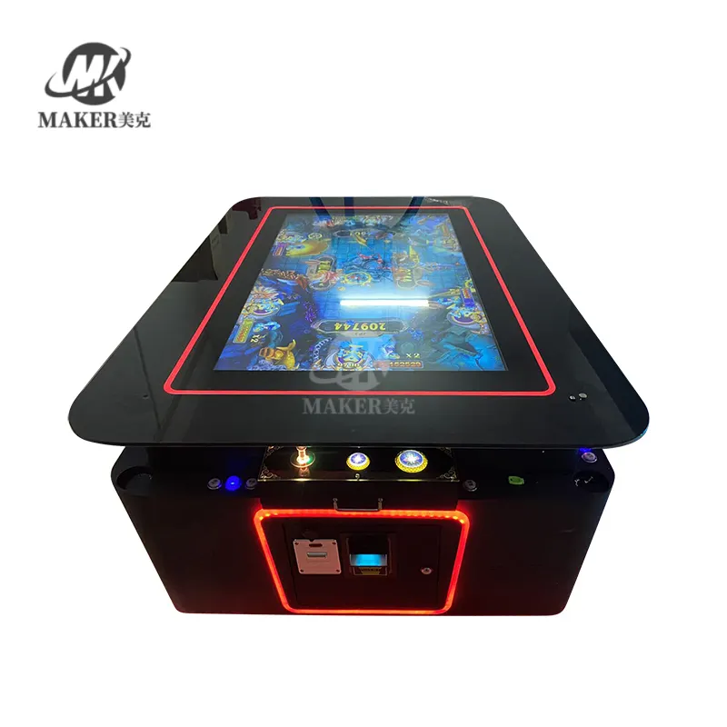 High Quality 55 Inch 6 Players Arcade Fishing Machine Fish Game Table Cabinet