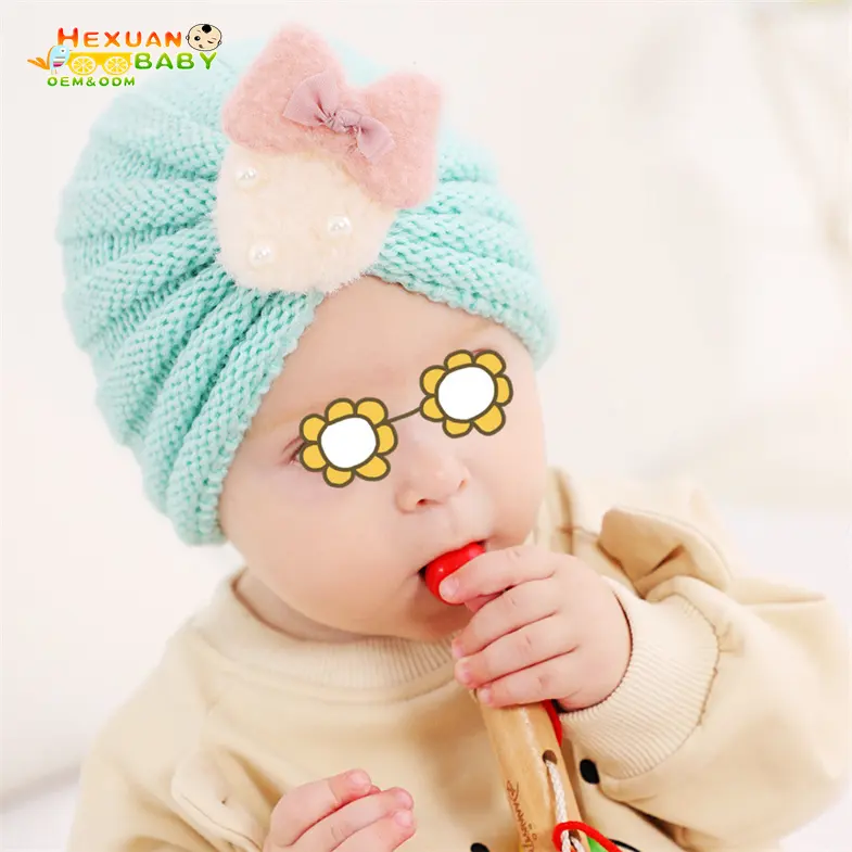 Однотонные теплые вязаные шапки с милой клубничкой, шапки для малышей, зимняя детская шапка для младенцев, 21 цвет
