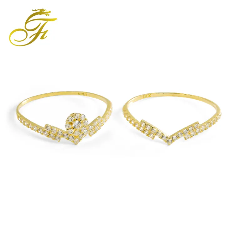Anillos de oro amarillo de 18k para parejas, joyería personalizada, anillos de piedra para mujer, joyería de lujo, anillo de moda