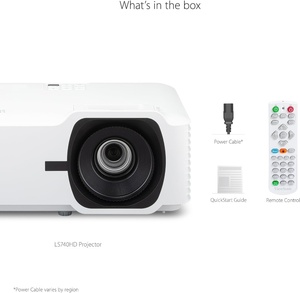 Viewsonic LS740HD 5000流明1080P办公会议视频投影仪三色发光二极管光源WXGA分辨率 - Product Image 5