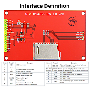 3.2 pollici SPI schermo LCD Monitor 320*240 RGB 65K modulo Display LCD a colori con ILI9341 - Product Image 4