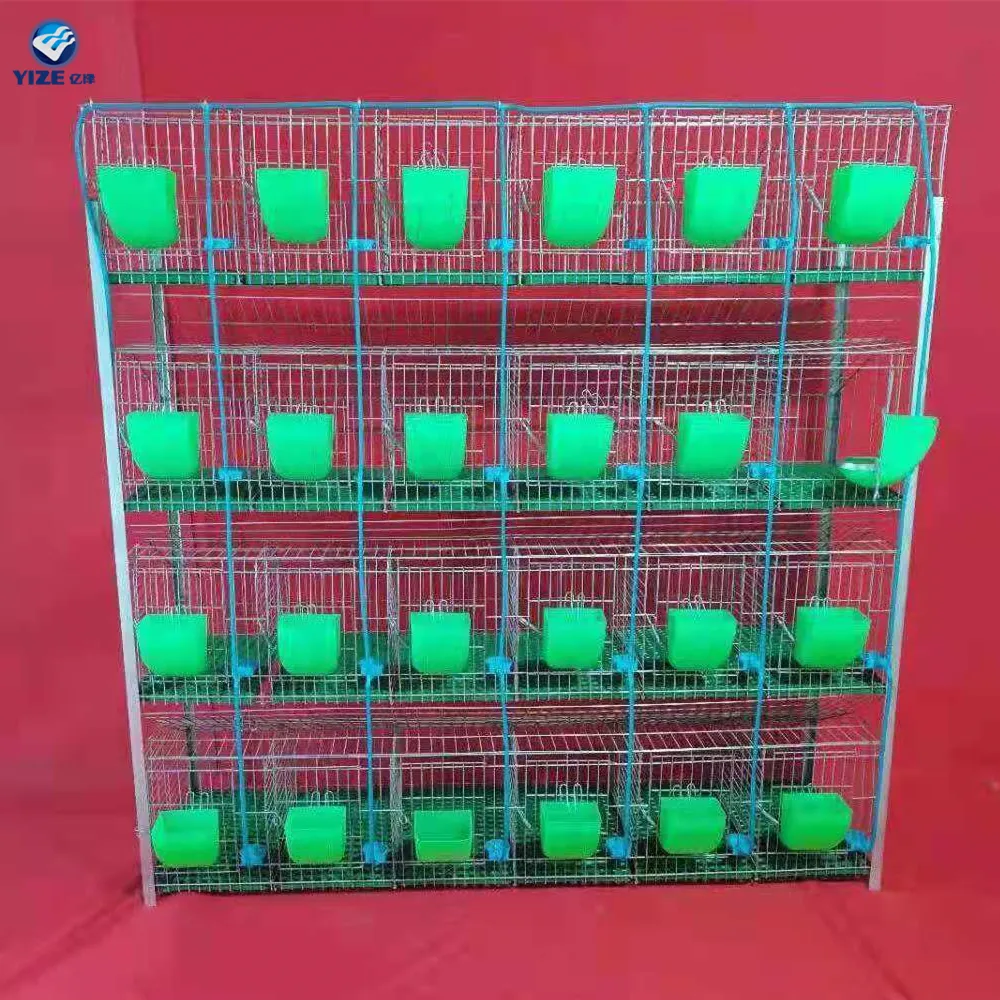 Couverture de Cage de lapin du marché/Cage de lapin facile à nettoyer/fabrication de Cage pour lapin chine couche YIZE CAGES de lapin prix compétitif fourni