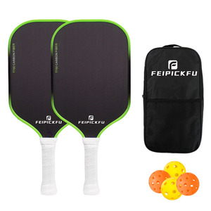 Feiteng FT03 tùy chỉnh EPP 16mm T700 sợi carbon tổ ong lõi hình chữ nhật pickleball mái chèo 230g 0 lỗ giải trí - Product Image 5
