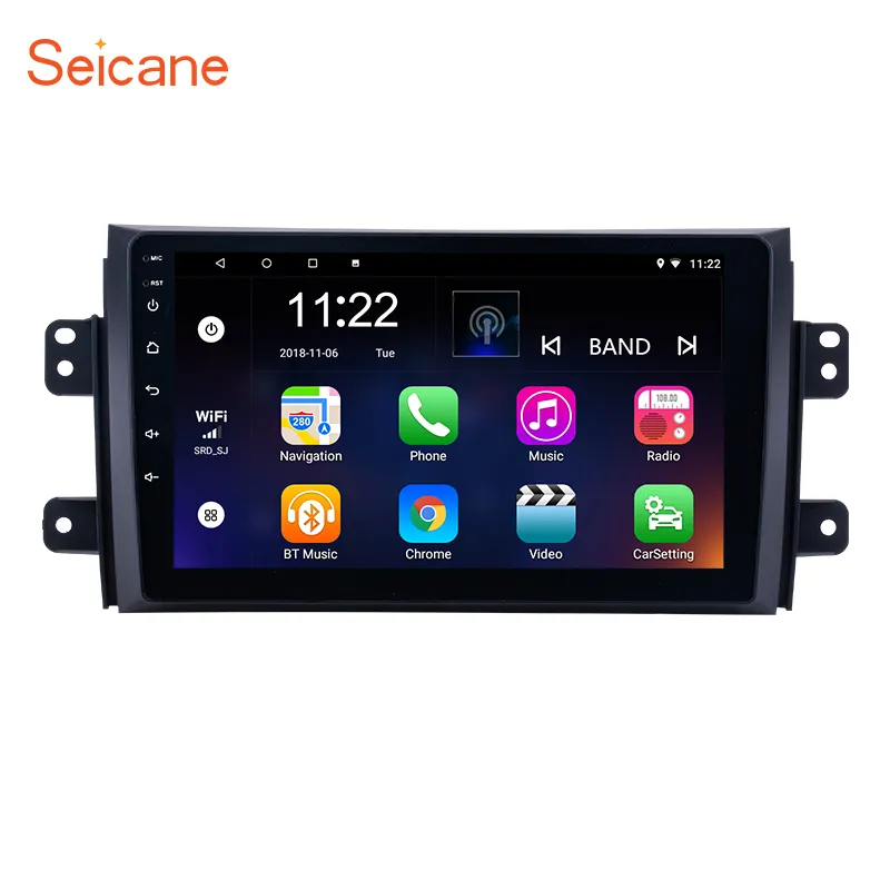 Radio con pantalla táctil de 9 pulgadas Android 13,0 HD para Suzuki SX4 2006-2012 con OBD2 3G WIFI música DVR AUX OBD2 control del volante