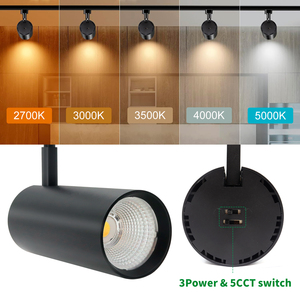 Hiện Đại Thay Đổi Độ Sáng AC120-277V Có Thể Điều Chỉnh 10W 20W 30W Hợp Kim Nhôm Theo Dõi Ánh Sáng Đường Sắt Hệ Thống Chiếu Sáng LED Theo Dõi Ánh Sáng Tại Chỗ - Product Image 4