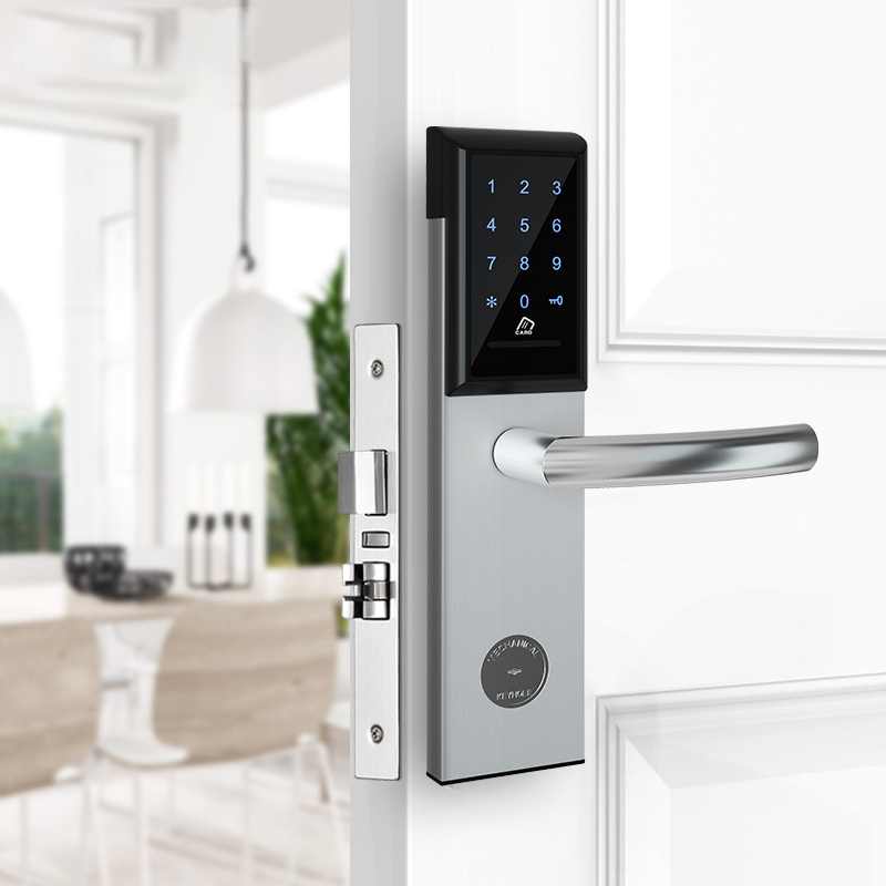 New Style High Quality Waterproof Digital Handle Ttlock APP Hotel System Smart Door Lock