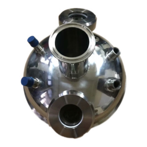 SS304 6 <strong>Inch</strong> Triclamp Hemispherical Lid *(two)<strong>3</strong> <strong>Inch</strong> Long <strong>1</strong>.5 <strong>Inch</strong> Triclamp,with No Dip Tube - Product Image 1
