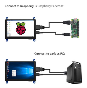 5008 Raspberry Pi MIPI DSI 5-дюймовый ЖК-дисплей модуль DSI интерфейс емкостный сенсорный экран CTP - Product Image 6