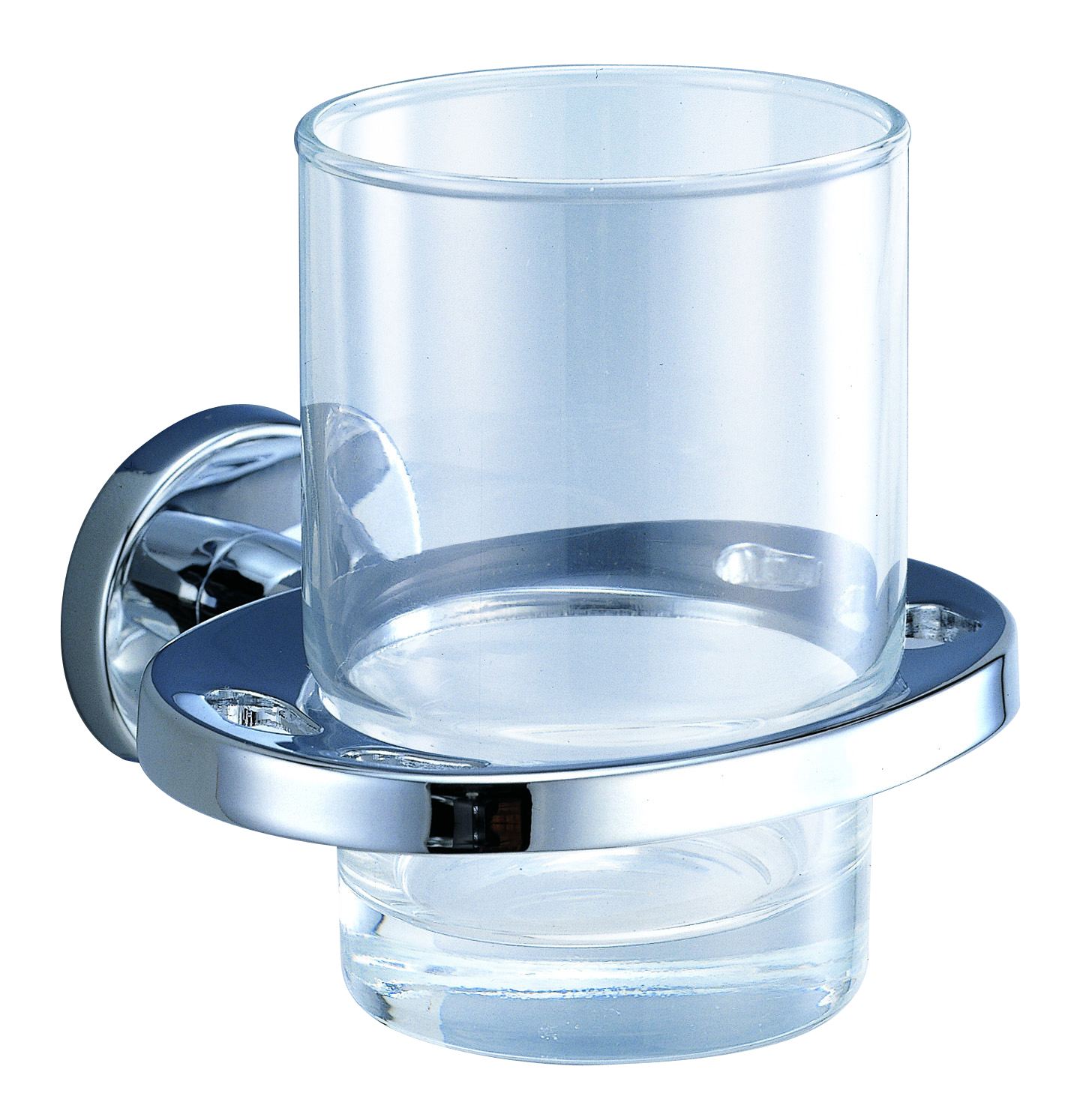 toothbrush& tumbler holder with glass