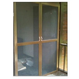 Precio de fábrica, pantalla plegable negra, pantalla retráctil para patio, mosquitera plegable de poliéster, mosquitera deslizante