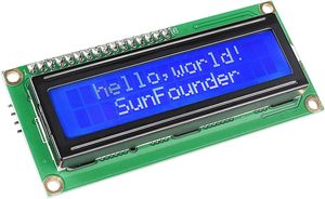 Gründer LCD1602 Anzeige modul 16x2 Grafik TFT LCM Kompatibel mit für Arduinos und Raspberry Pi IIC/I2C/TWI
