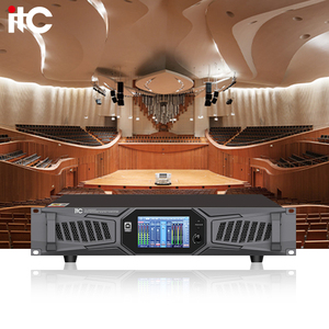 Amplificador multicanal digital profesional de alta fidelidad Dante + DSP con función táctil 2U - Product Image 1