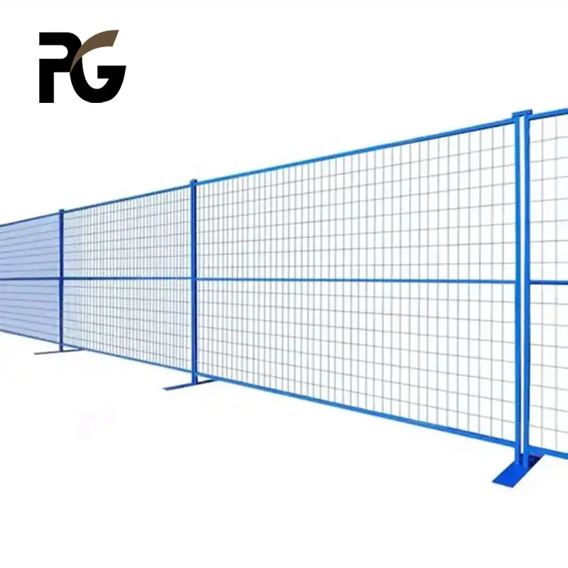 Dễ dàng lắp ráp không thấm nước tùy chỉnh thân thiện với môi điều chỉnh Canada tạm thời hàng rào tạm thời tấm hàng rào