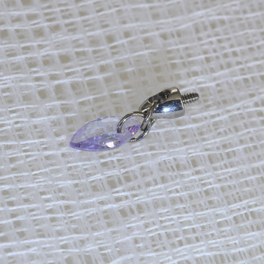 Lilac horse eye jewelry head