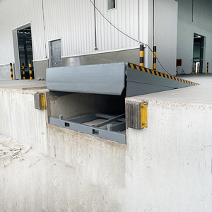 小型電気油圧式荷降ろしプラットフォームトラックACパワーシザーリフト移動式せん断フォーク鋼容器ローディングドックレベラー - Product Image 2