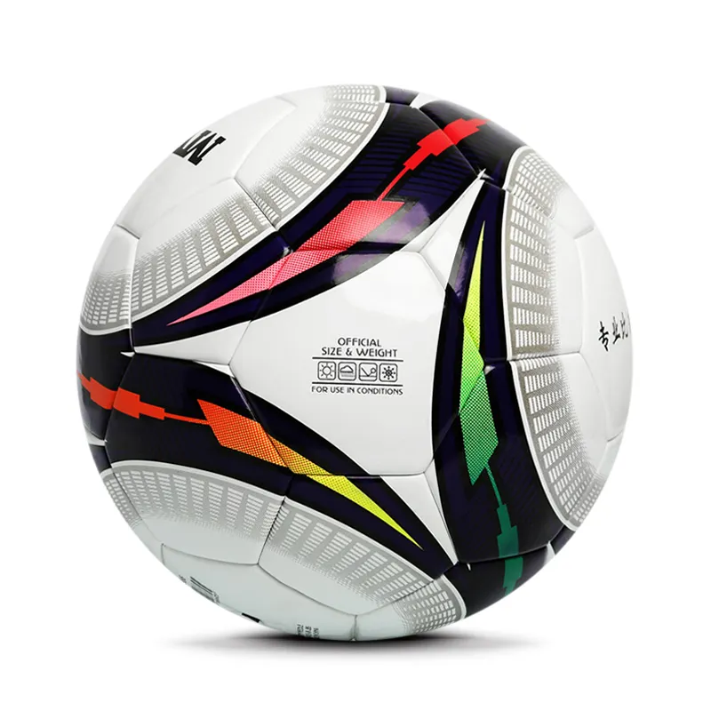 Balón de fútbol de entrenamiento de pesas de tamaño oficial de último diseño, fabricantes de fútbol personalizados al por mayor