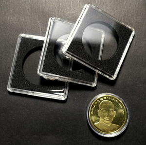 กล่องเก็บเหรียญอะคริลิค2x2กล่องใสสำหรับใส่เหรียญ - Product Image 2