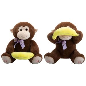 BSCI ODMOEM工場直接カスタマイズ動く耳歌う猿のぞき見ブーフォール赤ちゃんのおもちゃピーカブーぬいぐるみ猿 - Product Image 6