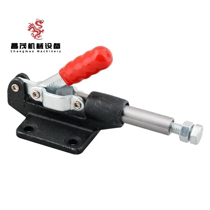 Haoshou Ductiles Base de hierro compacto push pull abrazadera de palanca para el montaje y la prueba de la HS-304-CM
