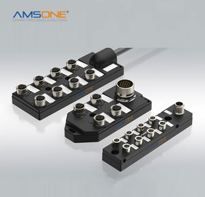 Amsone Custom IO Hub Link Master Ethernet Network Blocks Ip Cc-Link I/O I O Módulo de relé y racks Conectores Actuador