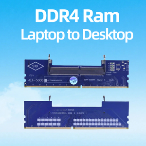 TISHRIC DDR3/DDR4/DDR5メモリモジュールアダプターカードスロットメモリモジュールノートパソコン/デスクトップ家電用テストカード用