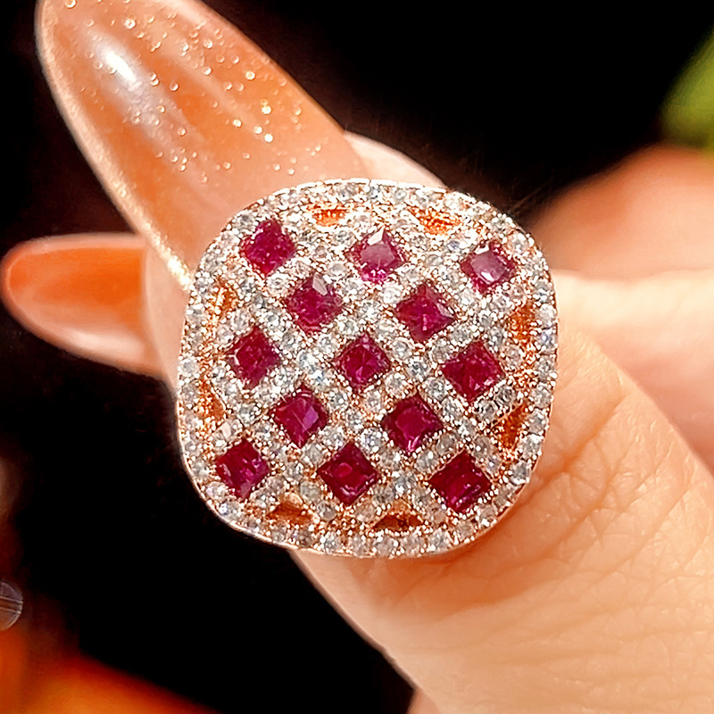 Bague en or rose
