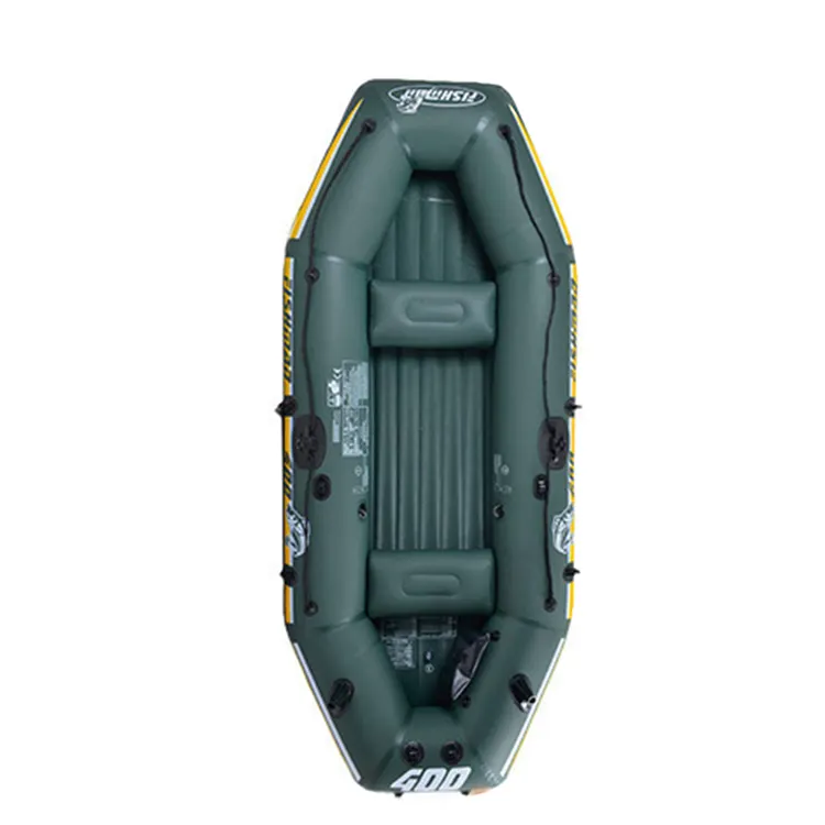 折りたたみ式カヌーカヤックPVCクリップネット厚く4人用ゴムインフレータブル漁船耐摩耗性