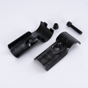 HJ-1 điện di khớp nối ống kim loại màu đen trong hình dạng t với độ dày 2.5mm cho xe đẩy nạc - Product Image 5