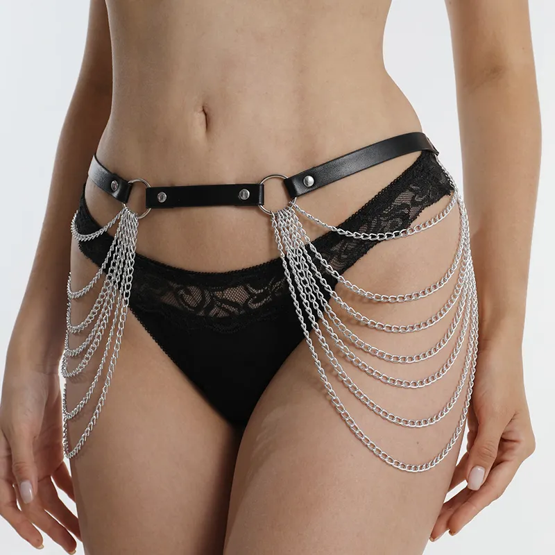 SM jouets sexuels pour adultes, chaîne de Bondage pour femme, vêtements BDSM harnais pour tout le corps, vêtements sexuels