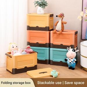 Đầy Màu Sắc Có Thể Gập Lạ<span class=keywords><strong>i</strong></span> Nhựa Hộp Lưu Trữ Cho Nhà Ký Túc Xá Quần Áo Và Đồ Chơ<span class=keywords><strong>i</strong></span> Hộp Lưu Trữ Cho Xe Thân Cây Vớ<span class=keywords><strong>i</strong></span> Công Suất Lớn - Product Image 3