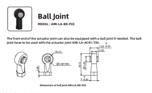 Junta Inspire Robots para Micro Actuadores Lineales Servo - Product Image 3