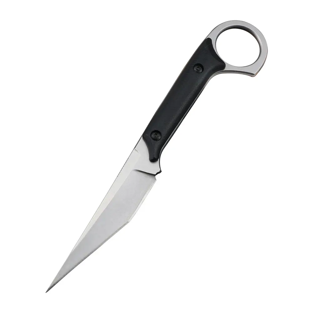 Cuchillo de caza Csgo con mango G10, supervivencia, Camping, utilidad al aire libre, cuchillo de hoja fija táctico, herramientas de mano EDC