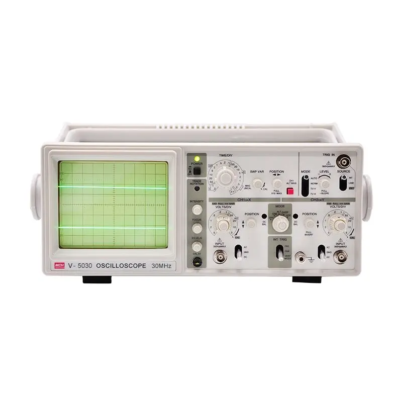 Osciloscopio de doble canal, generador de función de osciloscopio de V-5030, 30MHz