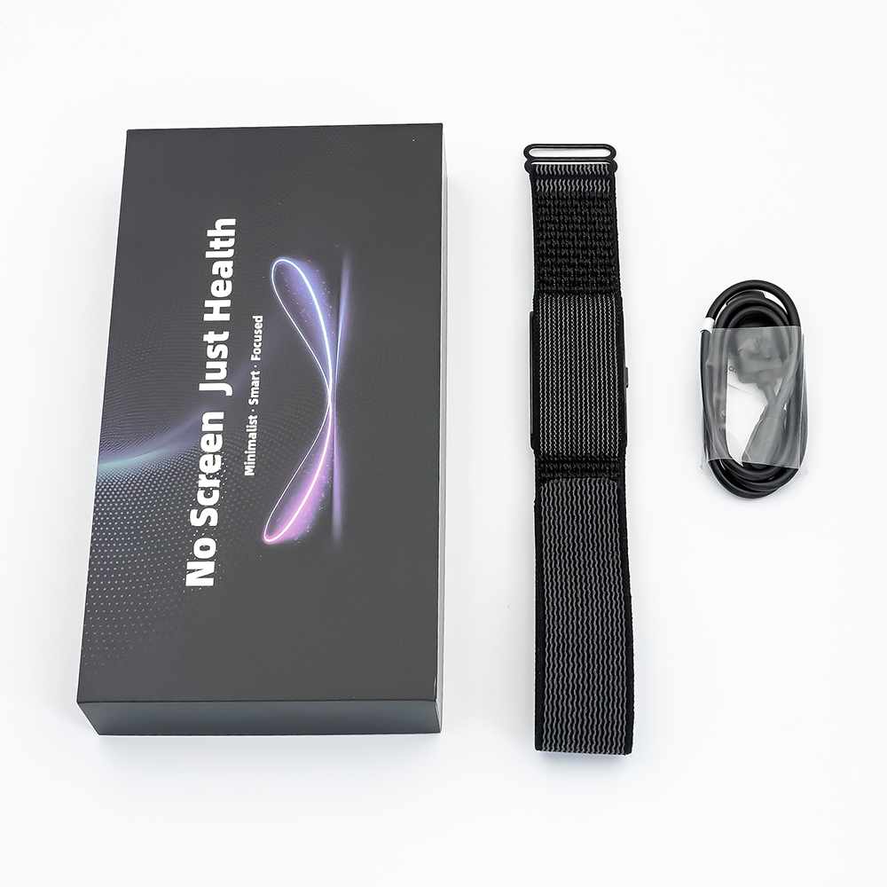 Bracelet en nylon noir