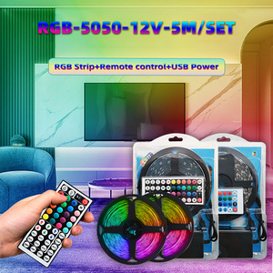 5050 54leds/M RGB发光二极管条形灯IP44 DC12V/24v智能RGB SMD 5050多色RGB发光二极管条 - Product Image 3