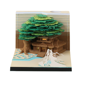 DIY Creative Japan Craft <strong>Note</strong> Paper Art Building <strong>Block</strong> 3D <strong>Sticky</strong> <strong>Notes</strong> <strong>Memo</strong> Pads Stickers Creative Tree House Post <strong>Notes</strong> - Product Image 2