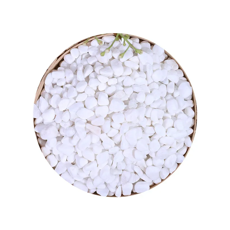 Meat pot paving white mechanism cobblestone fish tank landscaping project paving decoration small stones