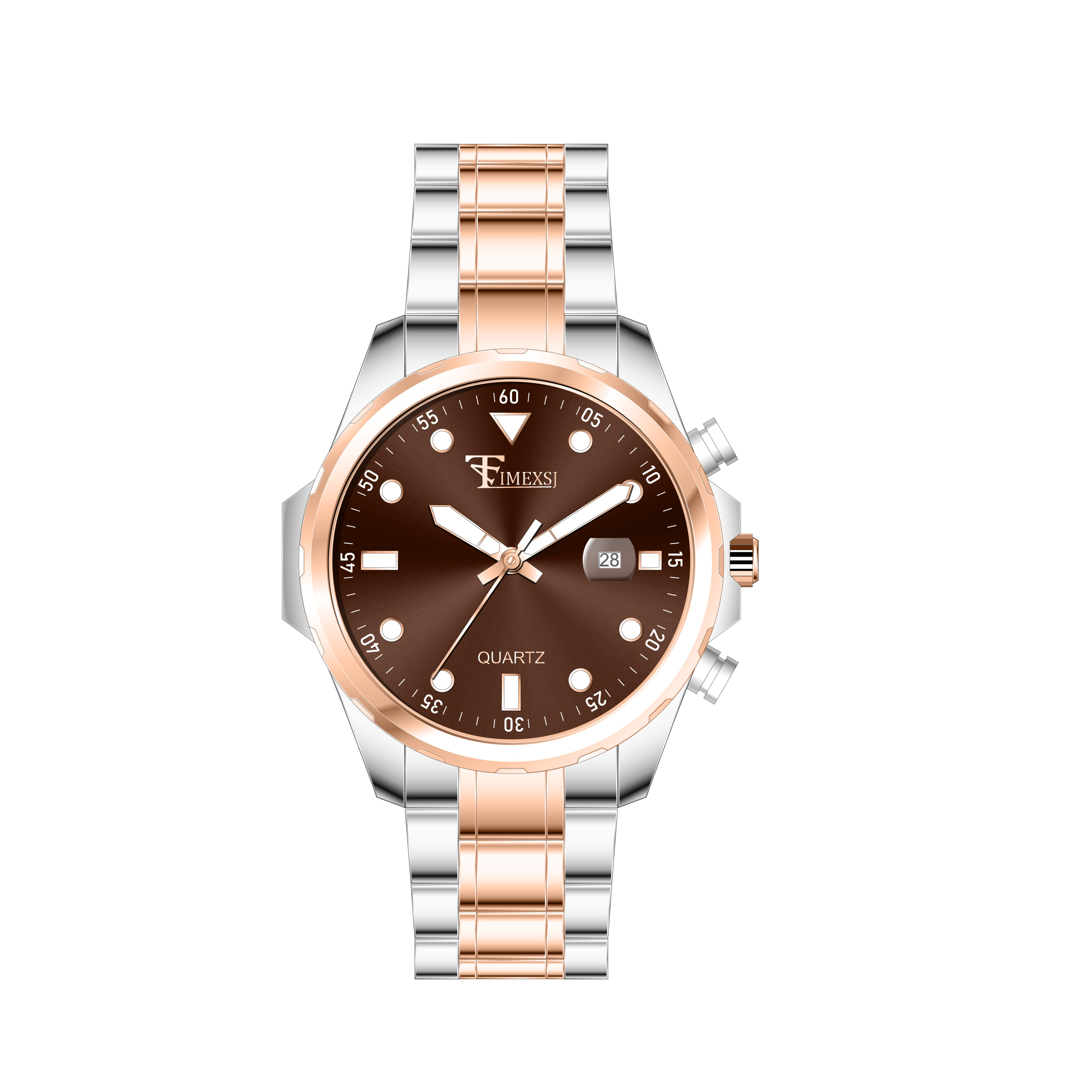 Two Tone - Rose Gold