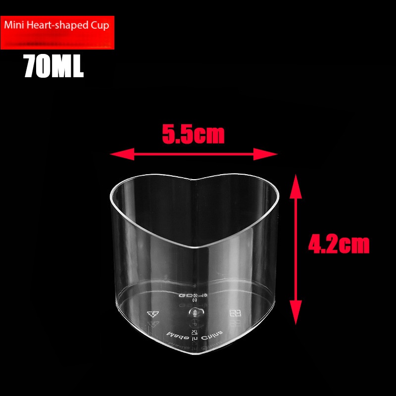 Mini tasse en forme de coeur 70ML