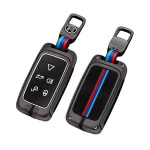 ปลอกหุ้มกุญแจรีโมทรถยนต์คุณภาพสูงสำหรับ Land Rover Range Rover Evoque Jaguar E-PACE XF XJL เคสกุญแจรถ5ปุ่ม - Product Image 1